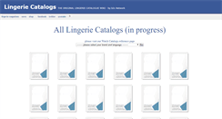 Desktop Screenshot of lingerie-catalogs.com