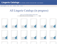 Tablet Screenshot of lingerie-catalogs.com